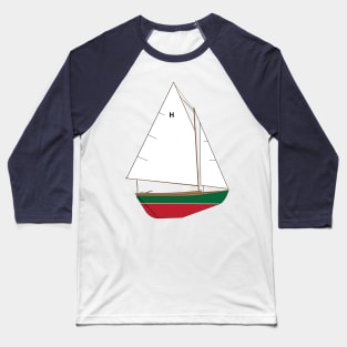 Herreshoff 12 1/2 Sailboat Baseball T-Shirt